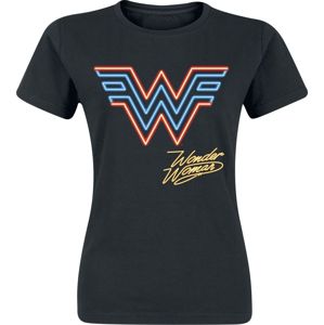 Wonder Woman Neon Logo dívcí tricko černá