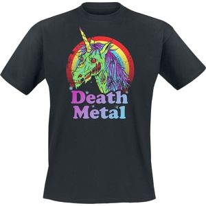Zábavné tričko Death Metal Tričko černá