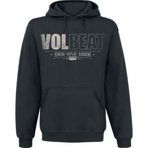 Volbeat Cover - Rewind, Replay, Rebound mikina s kapucí černá
