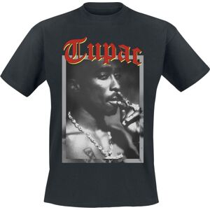 Tupac Shakur California Love Smoke Tričko černá