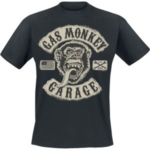 Gas Monkey Garage GMG Patch Tričko černá