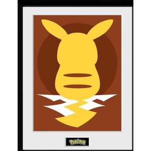 Pokémon Pikachu Silho 25 Zarámovaný obraz standard