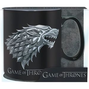 Game Of Thrones Stark - Winter Is Coming keramický hrnek černá