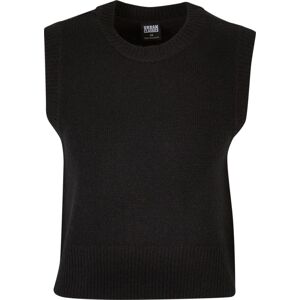 Urban Classics Ladies Knit Slipover Pullunder Pletený svetr černá