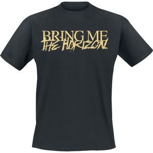 Bring Me The Horizon Pharo Gold Logo tricko černá