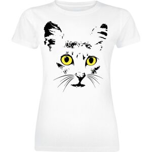 Tierisch Cat Face Dámské tričko bílá