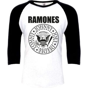 Ramones Crest Tričko s dlouhým rukávem bílá/cerná