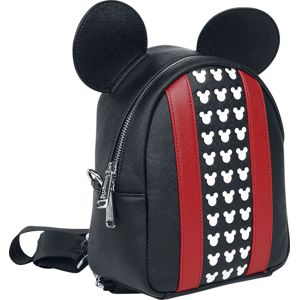 Mickey & Minnie Mouse Loungefly - Micky Maus Batoh cerná/cervená