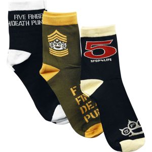 Five Finger Death Punch Logo - Socken Ponožky vícebarevný