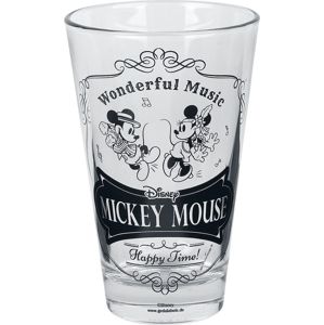 Mickey & Minnie Mouse Happy Time sklenicka průhledný