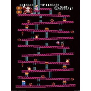 Donkey Kong NES Zarámovaný obraz vícebarevný