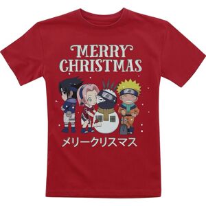 Naruto Kids - 1st Christmas detské tricko červená