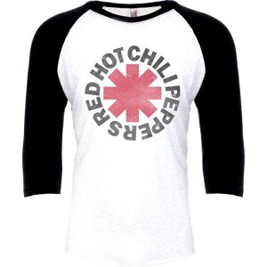 Red Hot Chili Peppers Asterisk Tričko s dlouhým rukávem bílá/cerná