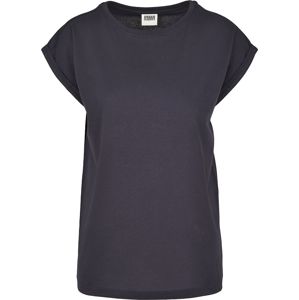 Urban Classics Dámské organické tričko s rozšířenými rameny dívcí tricko námořnická modrá