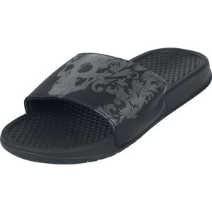 Black Premium by EMP EMP sandály s potiskem lebky sandály černá