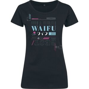 Zábavné tričko Graphical Waifu XX Dámské tričko černá