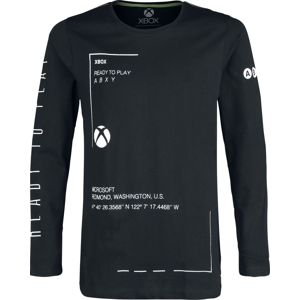 Xbox Ready To Play Tričko s dlouhým rukávem černá