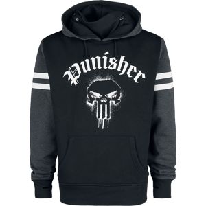 The Punisher Skull & Gun mikina s kapucí šedá/cerná