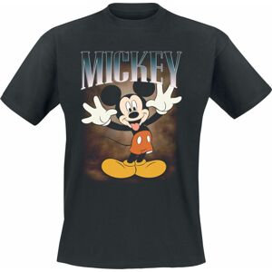 Mickey & Minnie Mouse Tongue Montage Tričko černá