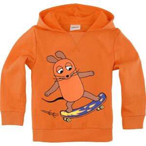 Die Sendung mit der Maus Kids - Skater Maus detská mikina s kapucí oranžová