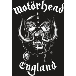 Motörhead England vlajka cerná/bílá