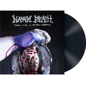Napalm Death Throes of joy in the jaws of defeatism LP a plakát standard