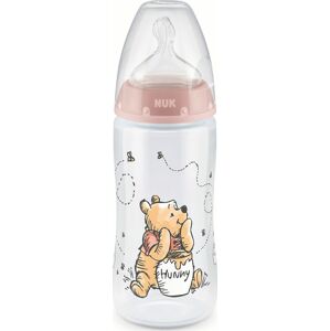 Medvídek Pu Winnie Babyflasche láhev světle růžová