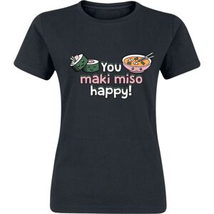Food You Maki Miso Happy Dámské tričko černá