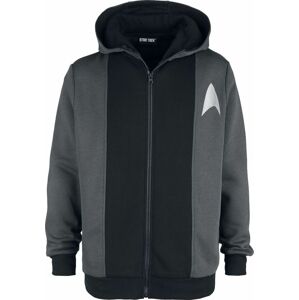 Star Trek Now, You See Mikina s kapucí na zip černá