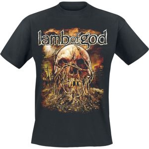 Lamb Of God Vines Skull Tričko černá
