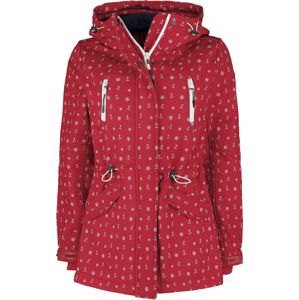 Sublevel Dámský softshellový kabát dívcí bunda červená