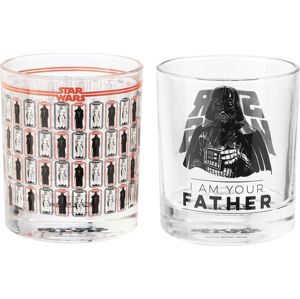Star Wars Fathers Day sklenicka vícebarevný
