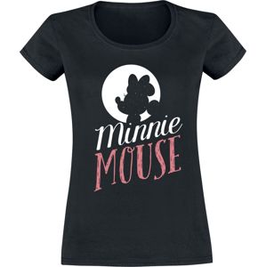 Mickey & Minnie Mouse Minnie Silhouette Dámské tričko černá