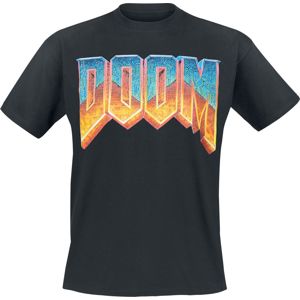 Doom Logo Tričko černá