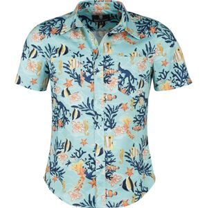 Košile Rockin´ Gent Coral Reef Košile tyrkysová
