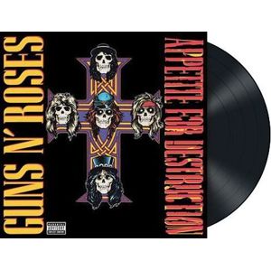 Guns N' Roses Appetite For Destruction LP černá