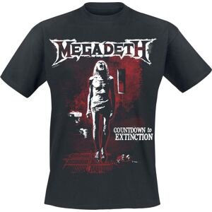 Megadeth Countdown To Extinction Glitch Tričko černá