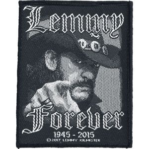 Motörhead Lemmy Kilmister - Forever nášivka cerná/bílá