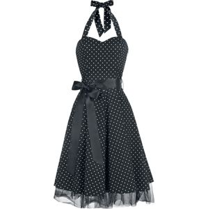 H&R London Šaty s malými puntíky Šaty černá