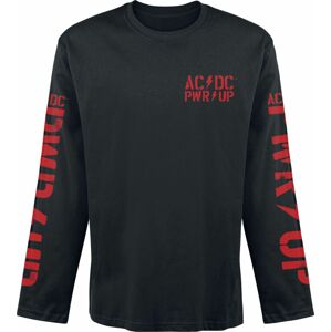 AC/DC PWR Up Tričko s dlouhým rukávem černá
