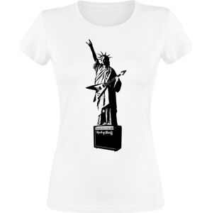 Sprüche Rock Of Liberty Dámské tričko bílá