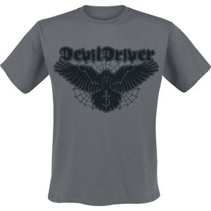 DevilDriver Buckle Crow Tričko charcoal