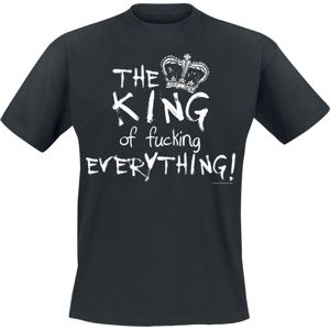 King Of Fucking Everything tricko černá