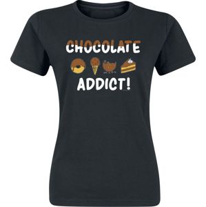 Chocolate Addict! dívcí tricko černá