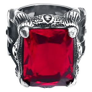 Wildcat Prsten Red Stone prsten stríbrná