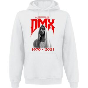 DMX IMO '70-'21 Mikina s kapucí bílá