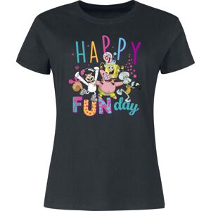 SpongeBob SquarePants Happy Fun Day Dámské tričko černá