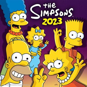 Die Simpsons Wandkalender 2023 Nástenný kalendář vícebarevný