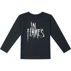 In Flames Metal-Kids - Logo detské tricko - dlouhý rukáv černá