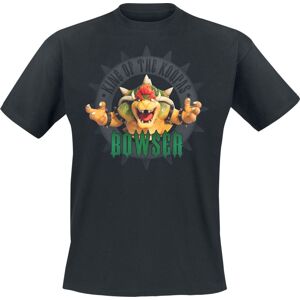Super Mario Bowser - King Of The Koopas Tričko černá